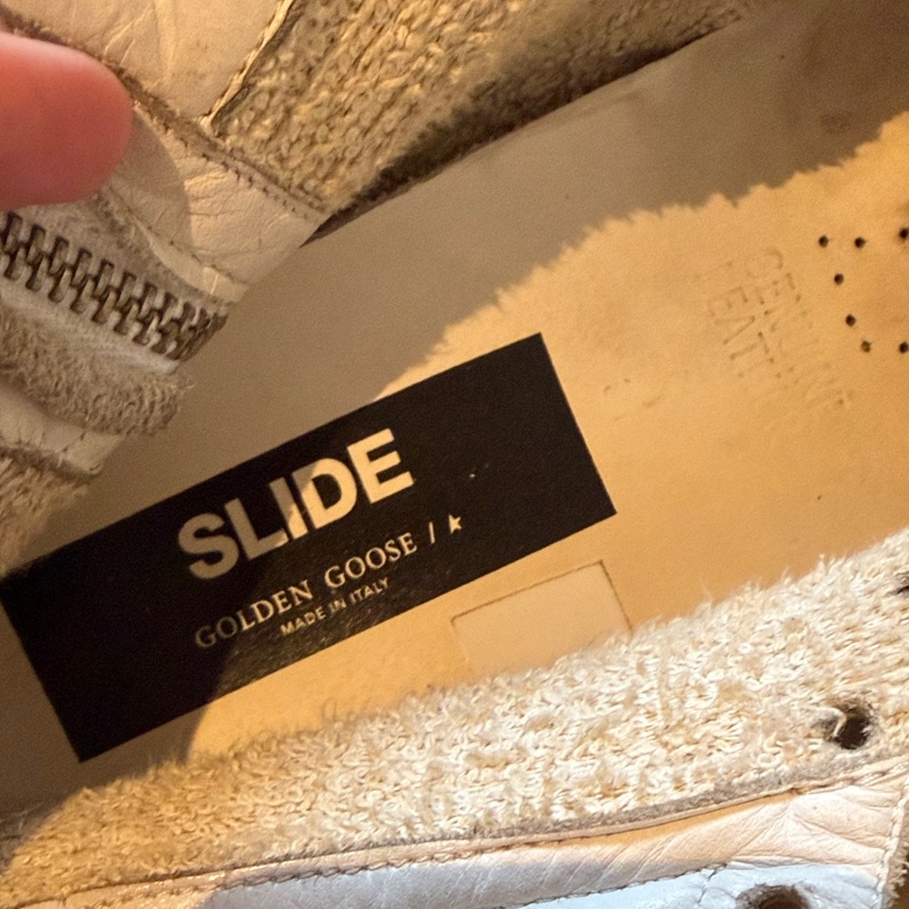 Golden Goose Silver Glitter High-Top Sneakers - Picture 10 of 10